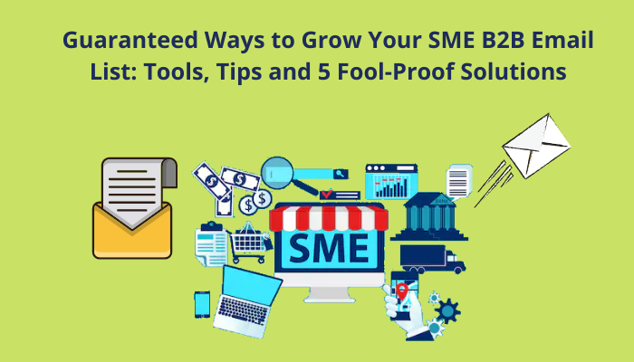 Guaranteed Ways to Grow Your SME B2B Email List: Tools, Tips and 5 Fool-Proof Solutions